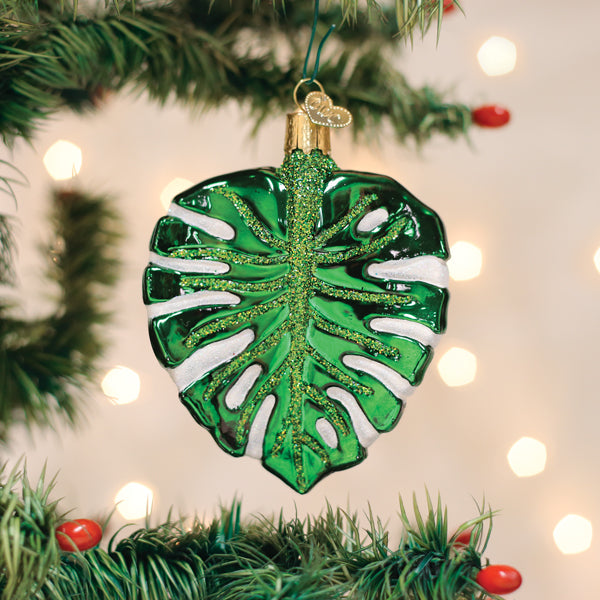 Monstera Leaf Ornament-0