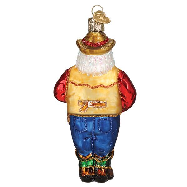 Western Santa Ornament-2