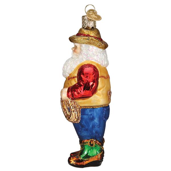 Western Santa Ornament-3