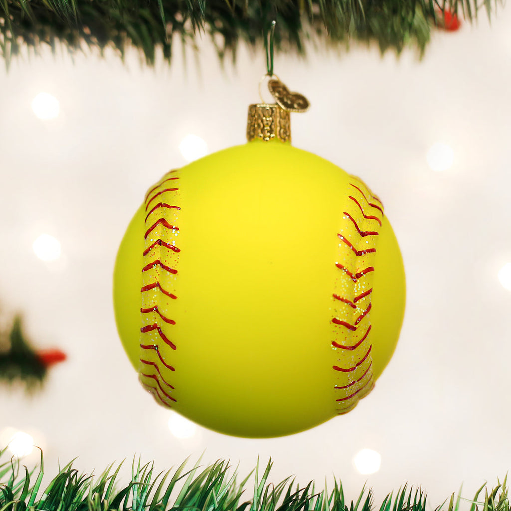 Softball Ornament-0