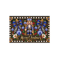 Outdoor Rug - chinoiserie nutcracker merry Christmas’s