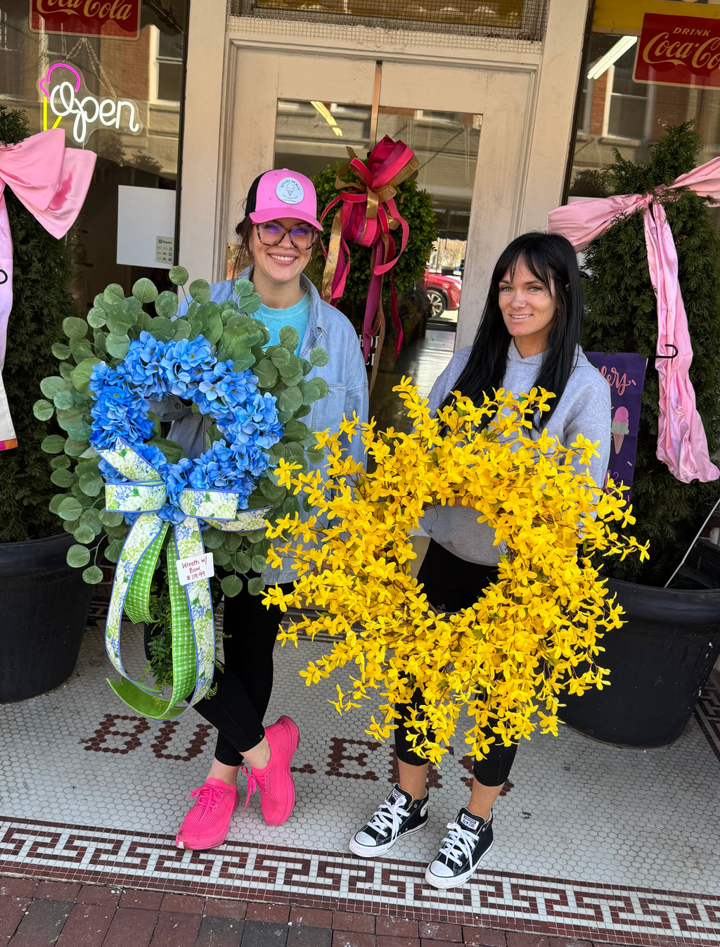 Forsythia Wreath NO BOW