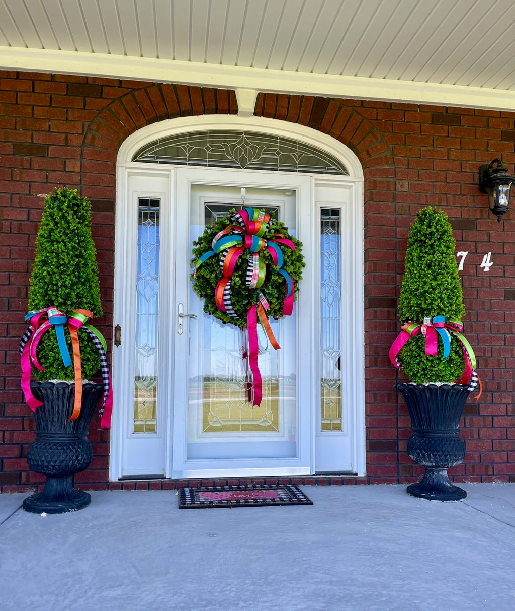 Boxwood Cone & Ball Topiary