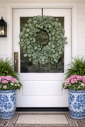 Silver Dollar Eucalyptus Wreath NO BOW
