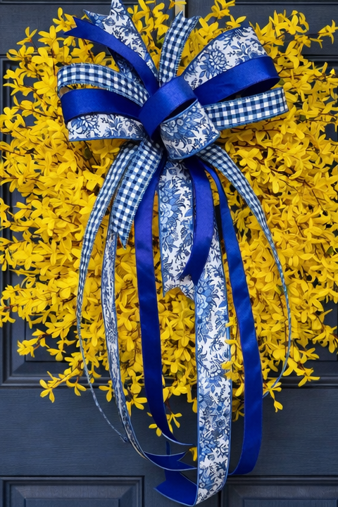 Forsythia Wreath NO BOW