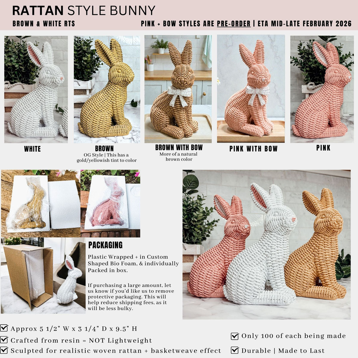 Rattan Bunny
