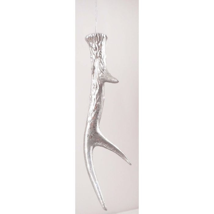 8" Buckhorn Hanging Ornament - GOLD or SILVER