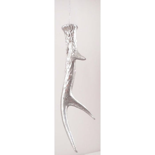 8" Buckhorn Hanging Ornament - GOLD or SILVER