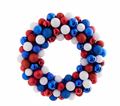 22" Americana USA Ornament Wreath