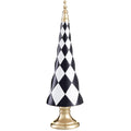 16" Black & White Topiary