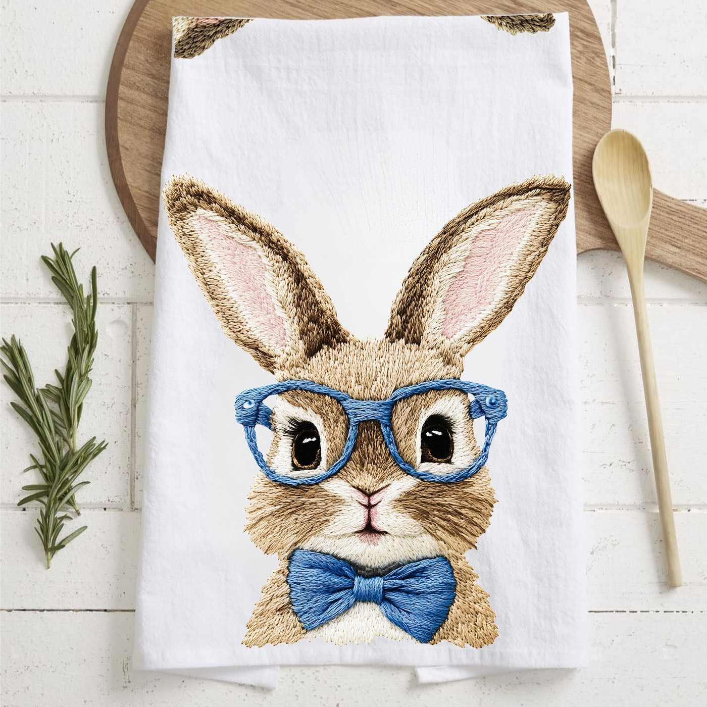 Bunny & Bowties Towel