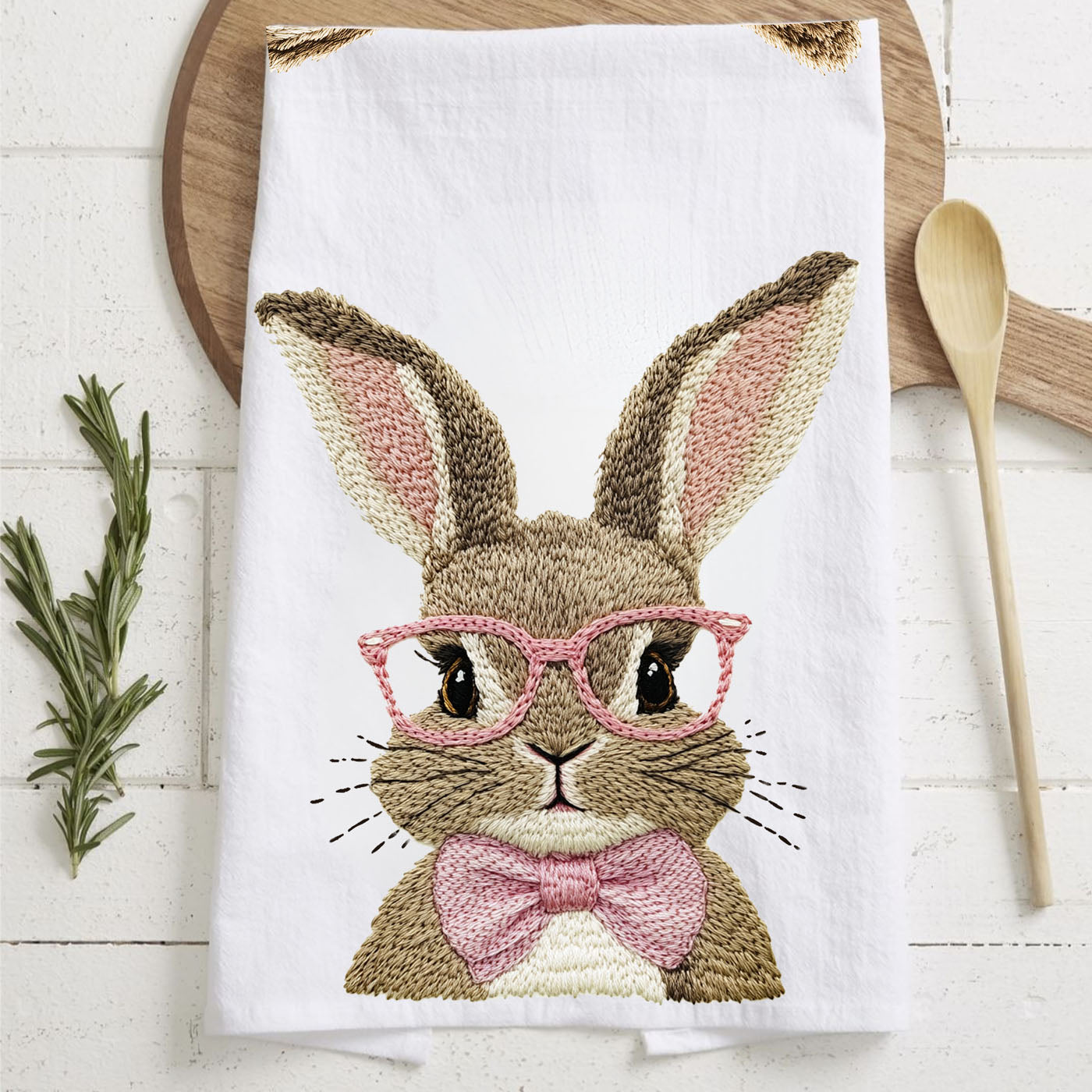 Bunny & Bowties Towel