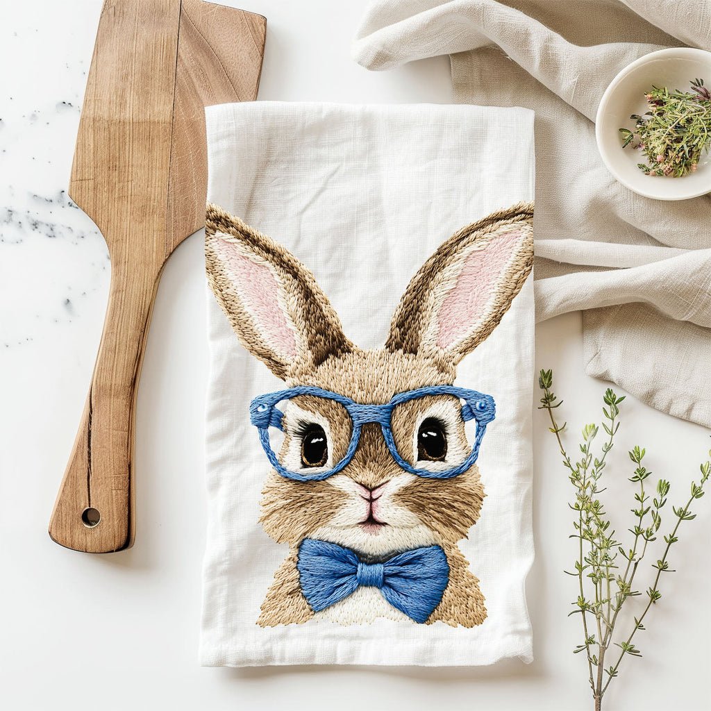 Bunny & Bowties Towel