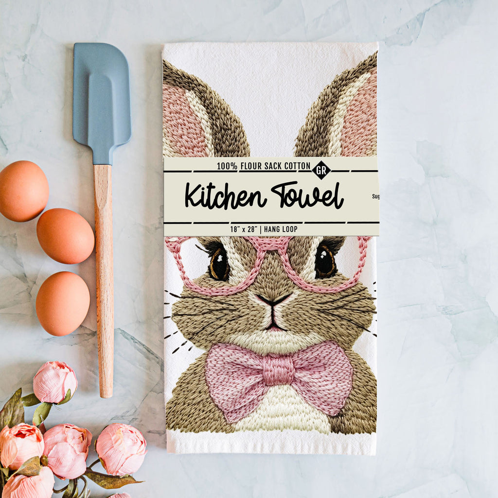 Bunny & Bowties Towel