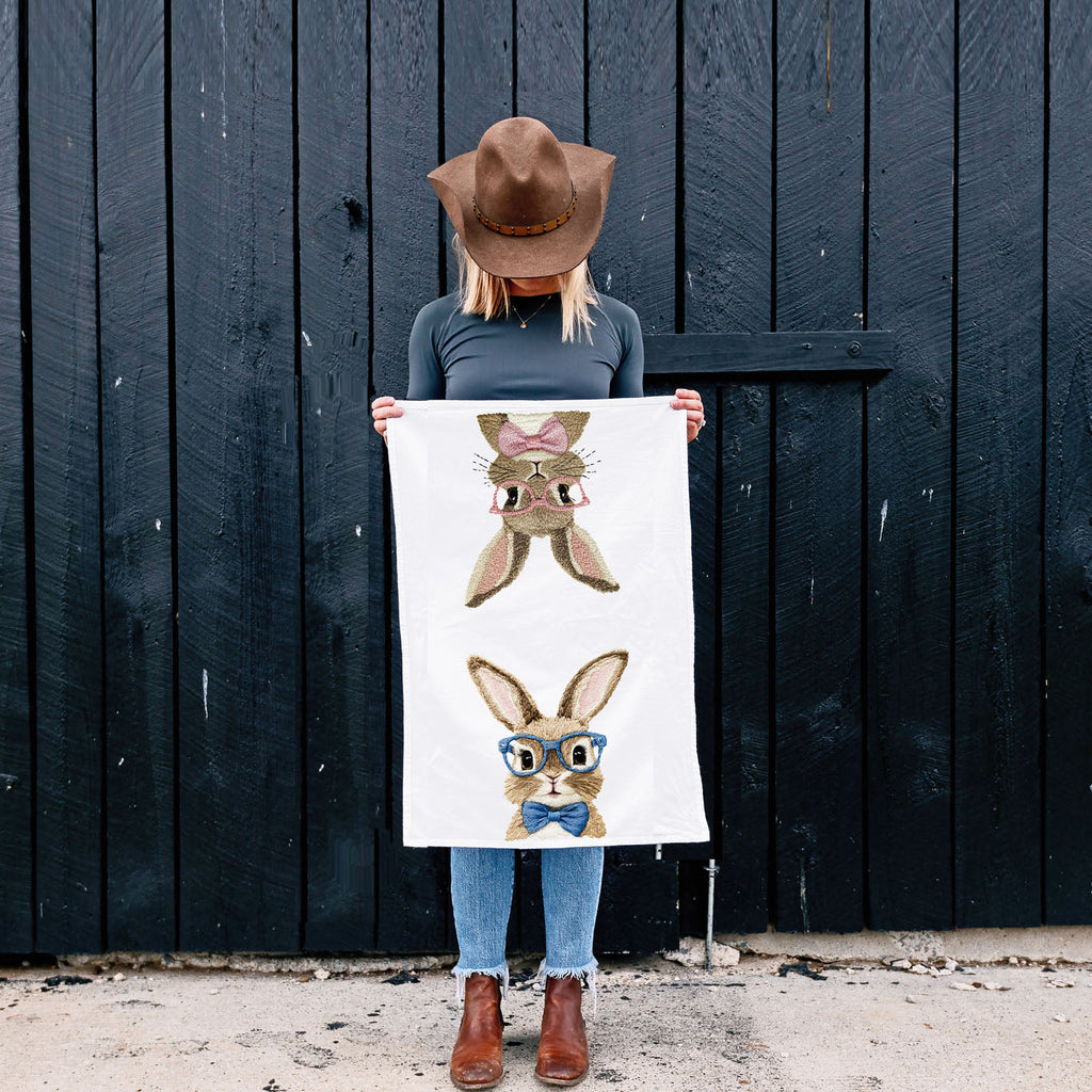 Bunny & Bowties Towel