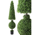 UV Proof American Boxwood Ball & Cone Topiary 72" RSB
