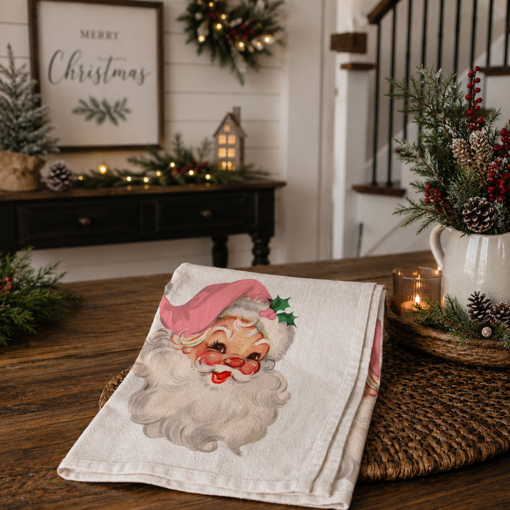 Pink Santa Vintage-4