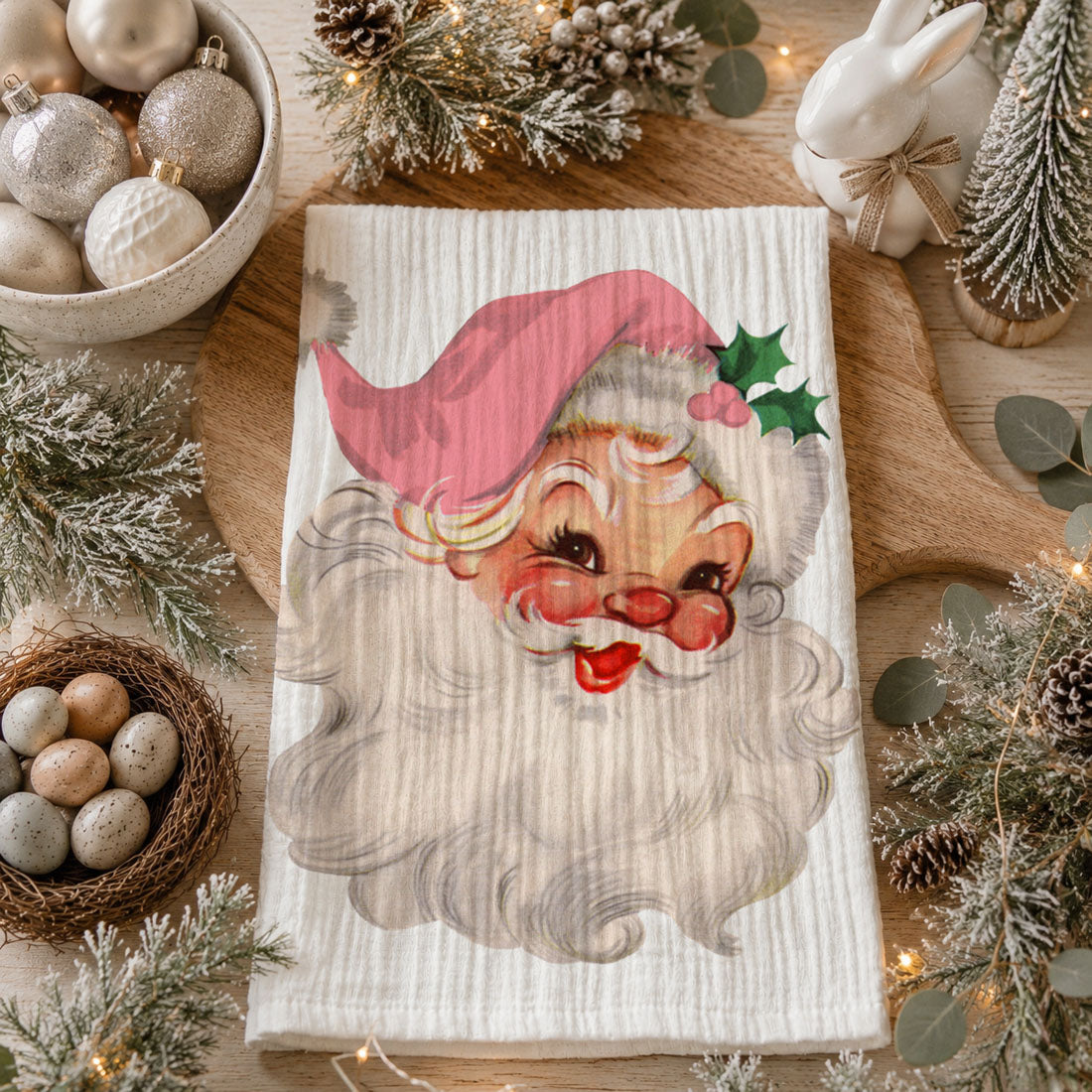 Pink Santa Vintage-0